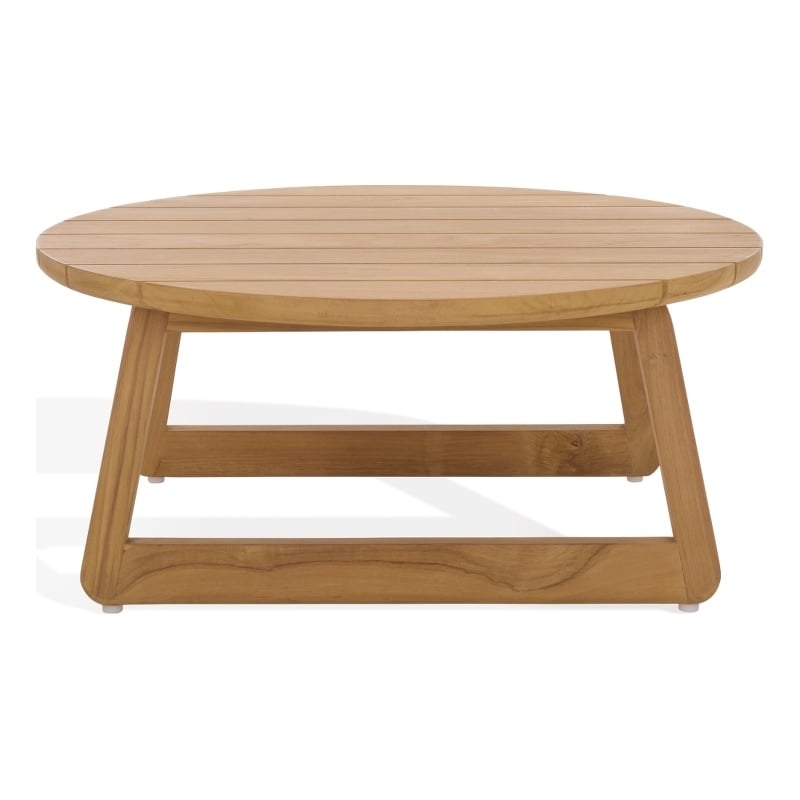 Safavieh Gale Wood Outdoor Coffee Table  in Natural