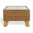 Safavieh Margarita Wicker Aluminum Coffee Table in Natural