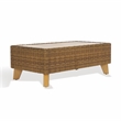 Safavieh Margarita Wicker Aluminum Coffee Table in Natural