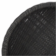 Safavieh Anguilla Wicker Aluminum Coffee Table in Dark Gray