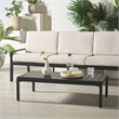Safavieh Guam Aluminum Outdoor Coffee Table in Black