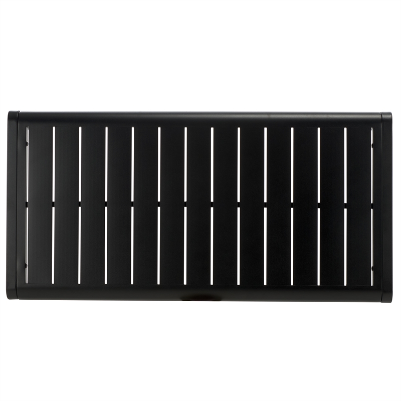 Safavieh Guam Aluminum Outdoor Coffee Table in Black