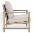 Safavieh Dorianna Aluminum Patio Chair in Sand / Beige