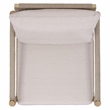 Safavieh Dorianna Aluminum Patio Chair in Sand / Beige