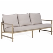 Safavieh Dorianna Aluminum Patio Sofa in Sand / Beige
