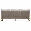 Safavieh Dorianna Aluminum Patio Sofa in Sand / Beige