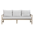 Safavieh Dorianna Aluminum Patio Sofa in Sand / Beige