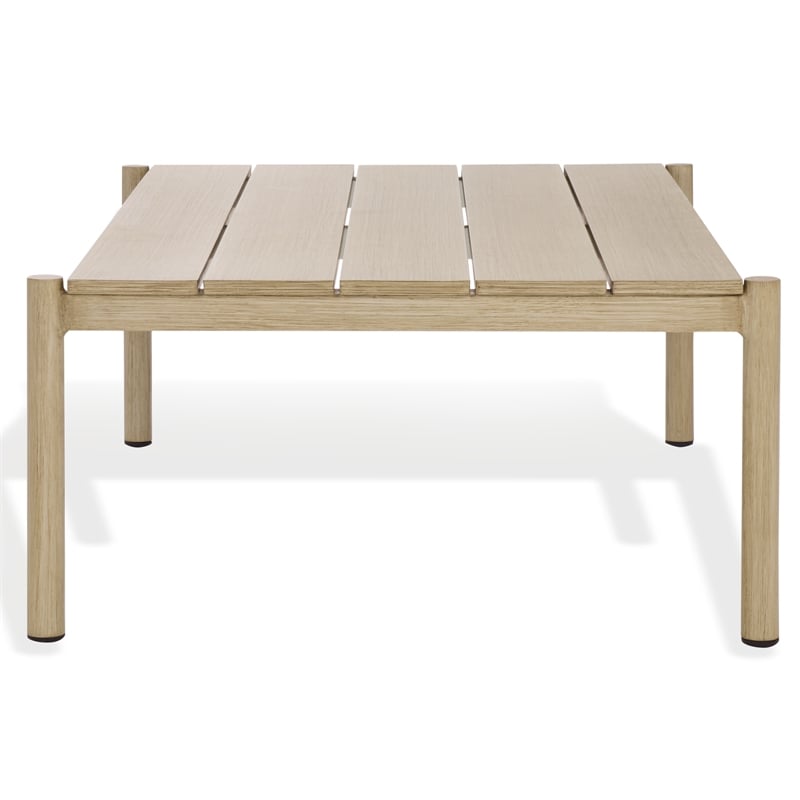 Safavieh Dorianna Aluminum Coffee Table in Sand