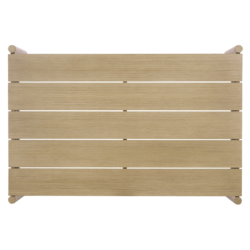 Safavieh Dorianna Aluminum Coffee Table in Sand