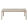 Safavieh Dorianna Aluminum Coffee Table in Sand