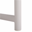 Safavieh Chryssa Aluminum and Wood Coffee Table in White