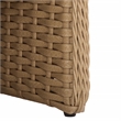 Safavieh Giuseppe Rattan and Metal Weaving Chair in Natural / White