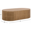 Safavieh Arielle  Wood Coffee Table in Natural
