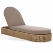Safavieh Arielle Eucalyptus Wood Sun Lounger in Natural / Brown