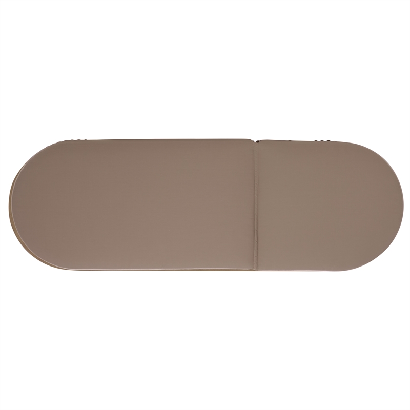 Safavieh Arielle Eucalyptus Wood Sun Lounger in Natural / Brown