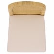 Safavieh Tojo Cane Roundback Wood Dining Chair in Natural / White