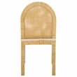 Safavieh Tojo Cane Roundback Wood Dining Chair in Natural / White