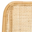 Safavieh Alina Rattan and Fabric Dining Chair w/ Cushion in Natural / White