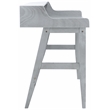 Safavieh Wrigley Wood Desk in Dark Gray