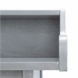 Safavieh Wrigley Wood Desk in Dark Gray