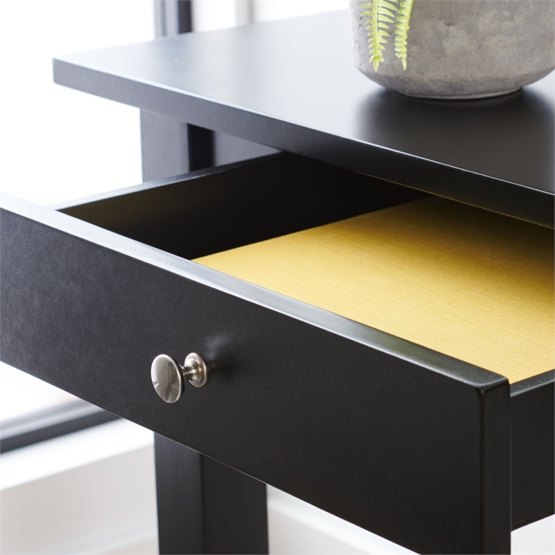 Safavieh Winsome 2 Drawer Wood Desk in Black