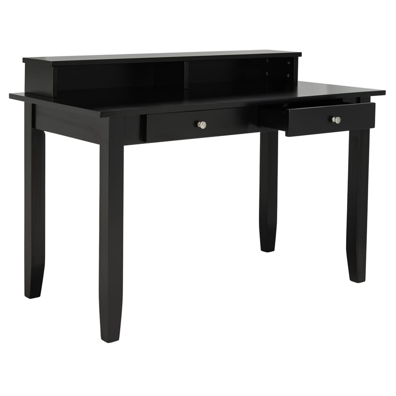 Safavieh Winsome 2 Drawer Wood Desk in Black