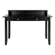 Safavieh Winsome 2 Drawer Wood Desk in Black
