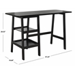 Safavieh Sofara Wood Desk in Black