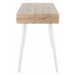 Safavieh Jorja 1 Drawer 1 Shelf Wood and Metal Desk in Natural / White