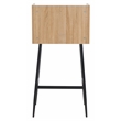 Safavieh Xander Modern Wood and Metal Secretary Desk in Natural / Black