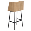 Safavieh Xander Modern Wood and Metal Secretary Desk in Natural / Black