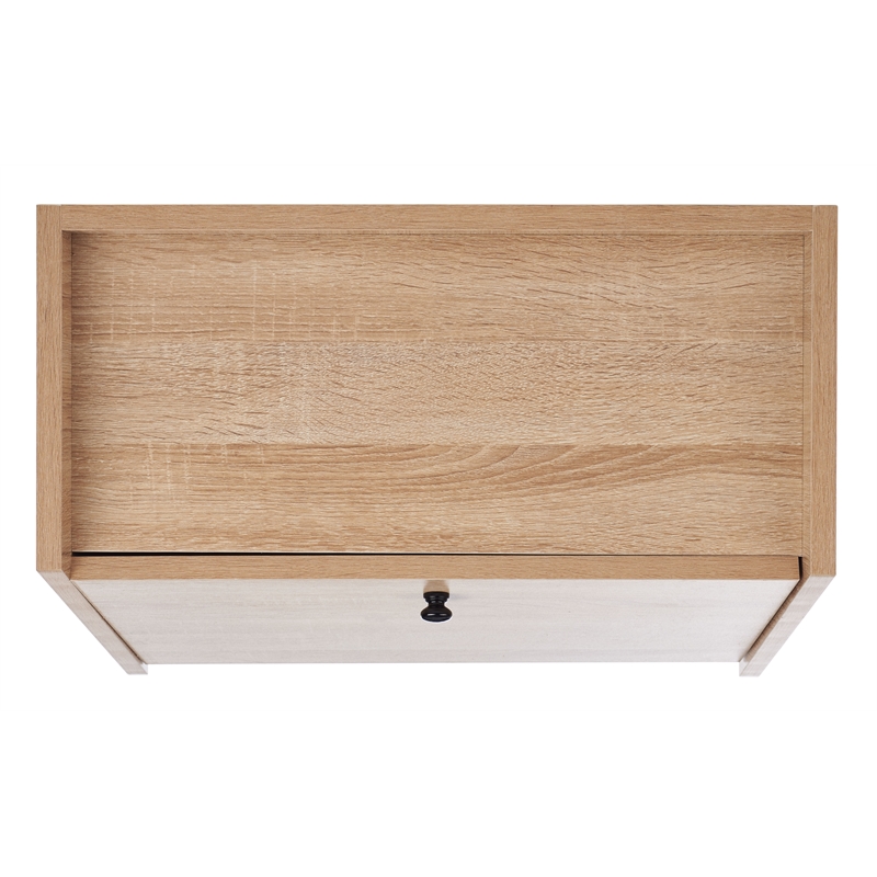 Safavieh Xander Modern Wood and Metal Secretary Desk in Natural / Black