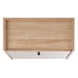 Safavieh Xander Modern Wood and Metal Secretary Desk in Natural / Black