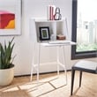 Safavieh Xander Modern Wood and Metal Secretary Desk in White / White