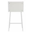 Safavieh Xander Modern Wood and Metal Secretary Desk in White / White