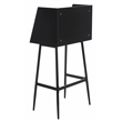 Safavieh Xander Modern Wood and Metal Secretary Desk in Black