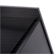 Safavieh Xander Modern Wood and Metal Secretary Desk in Black