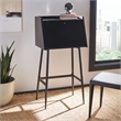 Safavieh Xander Modern Wood and Metal Secretary Desk in Black