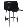Safavieh Xander Modern Wood and Metal Secretary Desk in Black