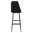 Safavieh Xander Modern Wood and Metal Secretary Desk in Black