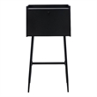 Safavieh Xander Modern Wood and Metal Secretary Desk in Black