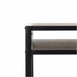 Safavieh Alan 1 Drawer 1 Shelf Wood and Metal Desk  in Brown / Black