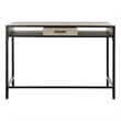 Safavieh Alan 1 Drawer 1 Shelf Wood and Metal Desk  in Brown / Black