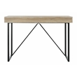 Safavieh Hilton 3 Drawer Wood and Metal Desk in Brown / Black