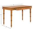Safavieh Noely Wood Writing Desk in Brown