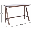 Safavieh Redding Wood Desk in Walnut