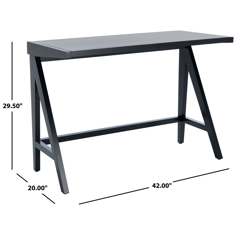 Safavieh Ripley Wood Desk in Black