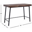 Safavieh Bernhart Wood Desk in Walnut / Black