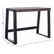 Safavieh Dennings Wood Desk in Walnut / Black