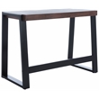 Safavieh Dennings Wood Desk in Walnut / Black